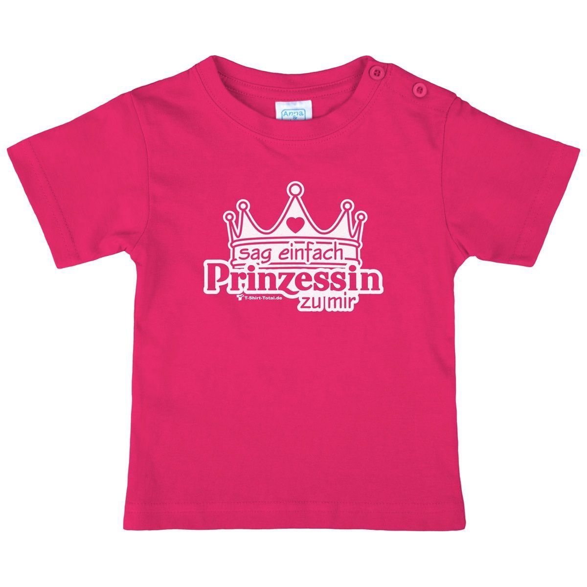Einfach Prinzessin Kinder T-Shirt pink 80 / 86