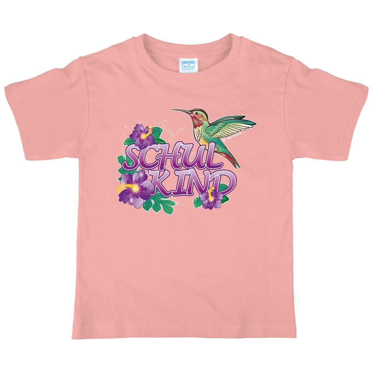Schulkind Kolibri Kinder T-Shirt rosa 122 / 128